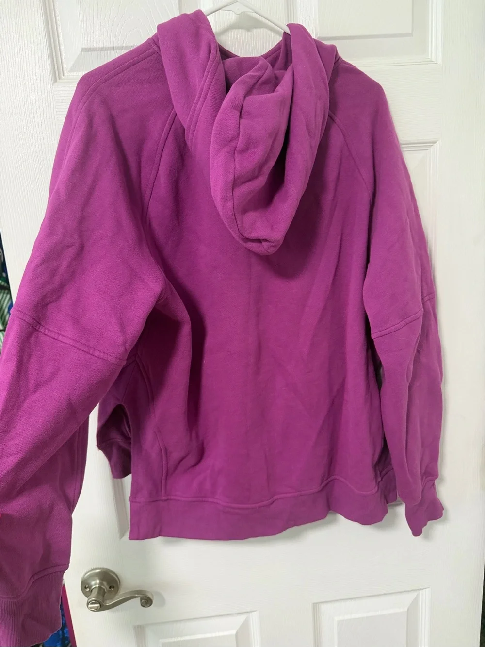 lululemon athletica Women's Hooded Crew Sweatshirt in Magenta